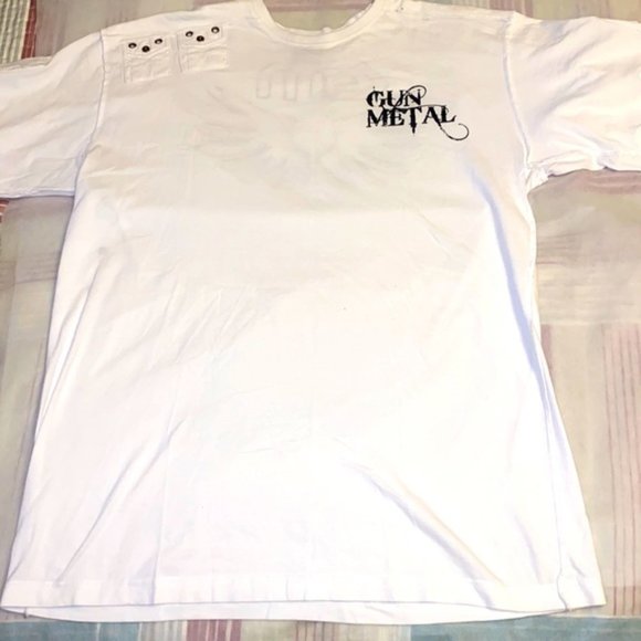 GUN&METAL 100% COTTON T-SHIRT PLUS SIZE PERFECT CONDITION - Picture 1 of 5